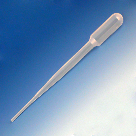Globe Scientific Transfer Pipet, 4.0mL, General Purpose, Blood Bank, 130mm, 500/Dispenser Box Image